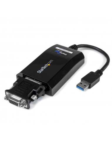StarTech.com Adattatore USB 3.0 a DVI / VGA - 2048x1152 - Scheda video e grafica esterna - Convertitore/ Adattatore per doppio m