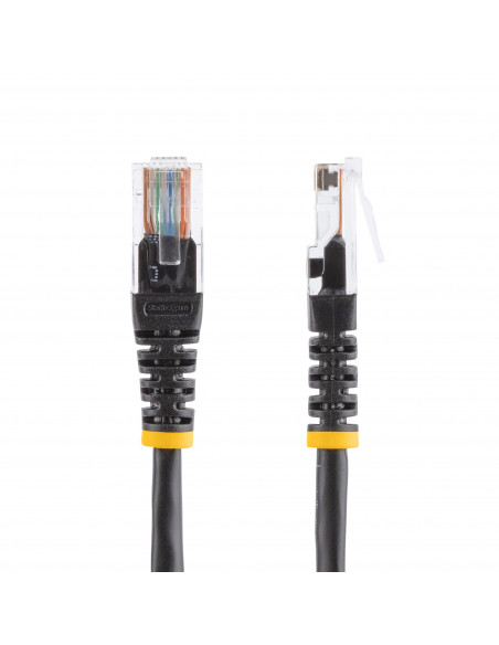 StarTech.com Cavo patch UTP Cat5e RJ45 modellato nero da 15 m Cat 5e - Cavo patch da 15 m