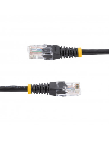 StarTech.com Cavo patch UTP Cat5e RJ45 modellato nero da 15 m Cat 5e - Cavo patch da 15 m