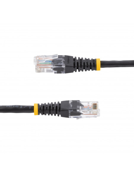 StarTech.com Cavo patch UTP Cat5e RJ45 modellato nero da 15 m Cat 5e - Cavo patch da 15 m