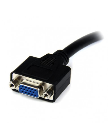 StarTech.com Adattatore cavo DVI a VGA da 20 cm - DVI-I maschio a VGA femmina