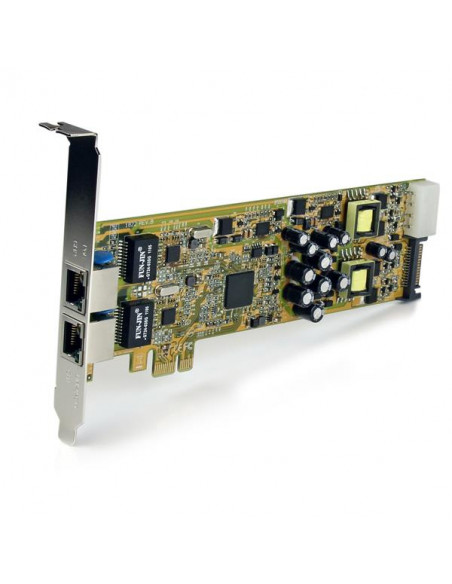 StarTech.com Adattatore scheda di rete PCIe Ethernet Gigabit PCI Express a due porte - PoE/PSE