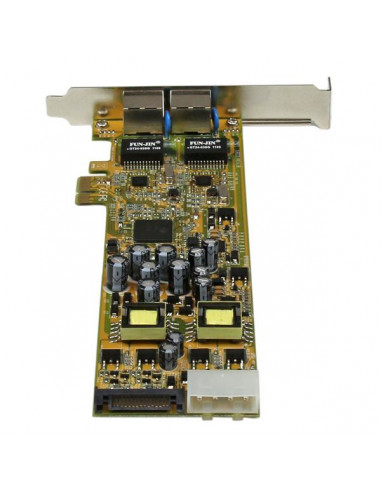 StarTech.com Adattatore scheda di rete PCIe Ethernet Gigabit PCI Express a due porte - PoE/PSE