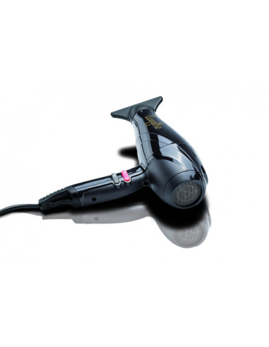 GA.MA Phon Leggero Gama, Made in Italy, Ultraleggero, Ergonomico, 2400W, Motore AC a Lunga Durata, 6 COmbinazioni di Temperatura