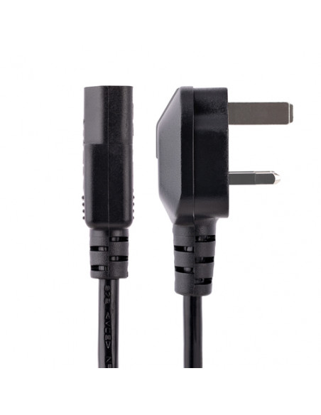 StarTech.com Cavo di Alimentazione per Computer da 2m, Cavo Elettrico AC di Ricambio per PC/Stampante da Spina EU Schuko a C13, 
