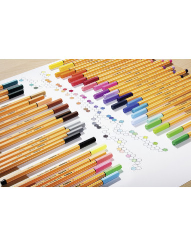 STABILO Point 88 penna tecnica Multicolore 15 pz