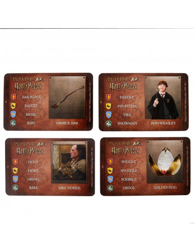 Games Pictionary Air Harry Potter, Gioco di disegni per tutta la famiglia, con penna a forma di bacchetta 8+ Anni