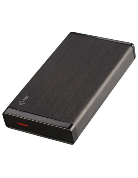 i-tec MYSAFE35U401 contenitore di unità di archiviazione Custodia per Disco Rigido (HDD) Nero, Metallico 3.5"