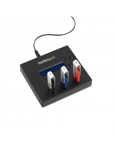 StarTech.com Docking Station per Unità Flash USB - Duplicatore/Eraser Standalone 1:2 per Chiavette USB consente la copia del si
