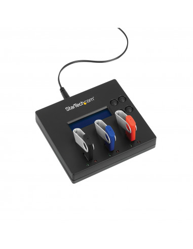 StarTech.com Docking Station per Unità Flash USB - Duplicatore/Eraser Standalone 1:2 per Chiavette USB consente la copia del si