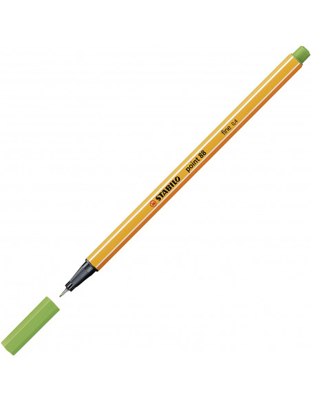 STABILO Fineliner - point 88 NEON - Astuccio da 5 - Colori fluorescenti assortiti