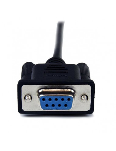 StarTech.com Cavo seriale null modem DB9 RS232 nero 2 m - F/M