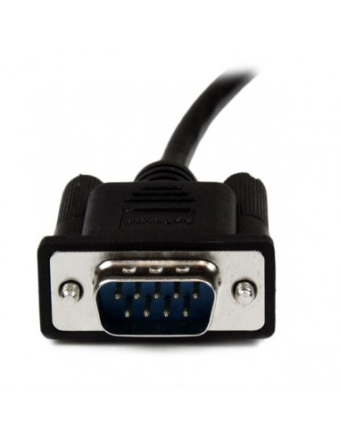 StarTech.com Cavo seriale null modem DB9 RS232 nero 1 m - F/M