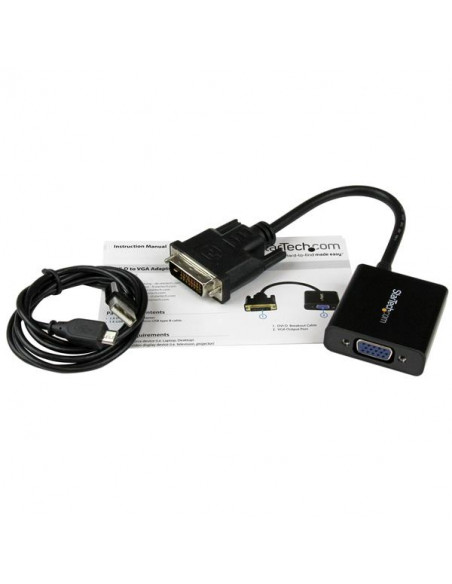 StarTech.com Cavo Adattatore attivo DVI-D a VGA - Convertitore DVI-D a VGA 1920 x 1200
