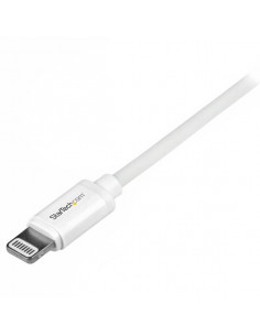 StarTech.com Cavo Connettore Lightning 8-pin Apple a USB di tipo Slim per iPhone / iPod / iPad da 1m - Bianco 2