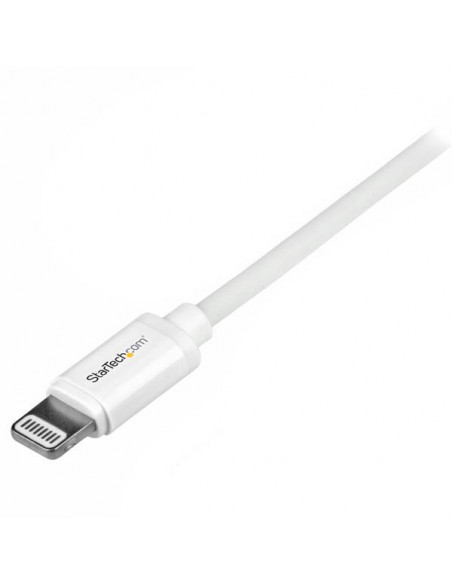 StarTech.com Cavo Connettore Lightning 8-pin Apple a USB di tipo Slim per iPhone / iPod / iPad da 1m - Bianco