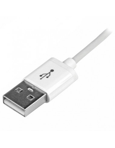 StarTech.com Cavo Connettore Lightning 8-pin Apple a USB di tipo Slim per iPhone / iPod / iPad da 1m - Bianco
