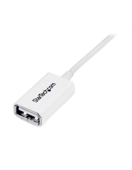 StarTech.com Cavo di prolunga USB 2.0 da 2 m A ad A - M/F, colore bianco