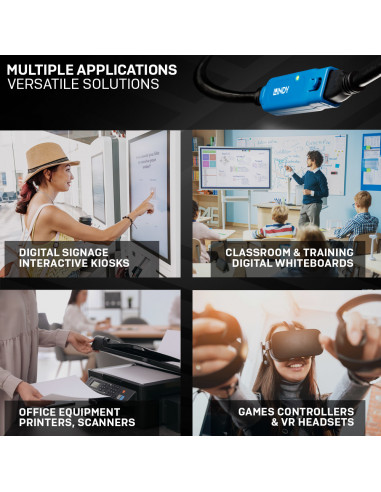 Lindy 43158 cavo USB USB 3.2 Gen 1 (3.1 Gen 1) 8 m USB A Nero