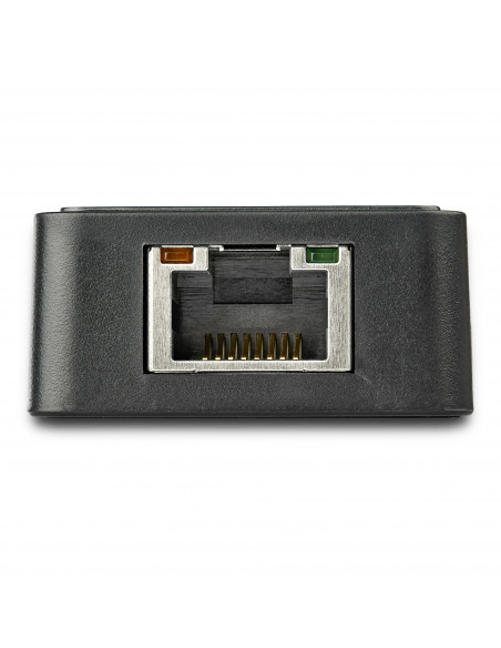 StarTech.com Adattatore USB 3.0 a Ethernet Gigabit (RJ45) - Scheda di rete NIC esterna con porta USB integrata - Nero