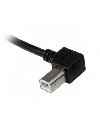 StarTech.com Cavo USB 2.0 A a B con angolare sinistro 3 m - M/M