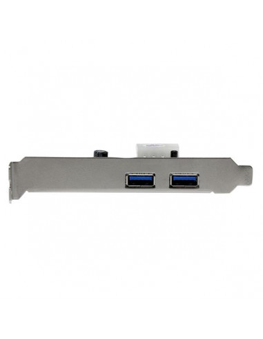 StarTech.com Adattatore scheda SuperSpeed USB 3.0 con 2 porte PCI Express (PCIe) con UASP - Alimentazione LP4