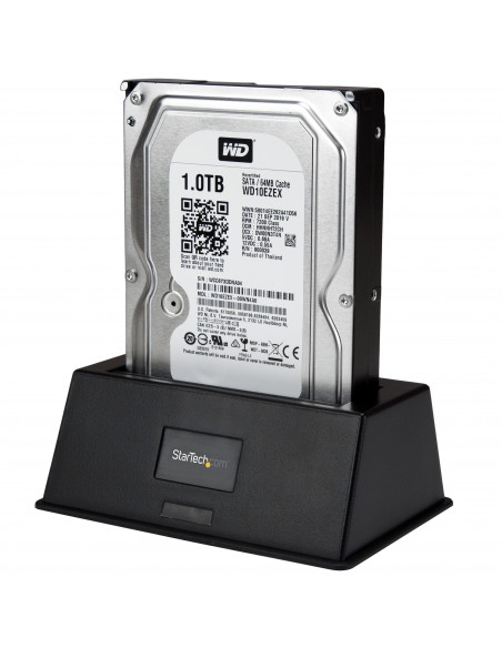 StarTech.com Docking Station per Hard Disk a Singolo Slot - Dock USB 3.0 (5 Gbps) per Hard Drive HDD/SSD - Dock Station per Disc