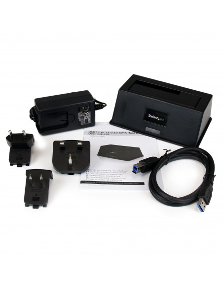 StarTech.com Docking Station per Hard Disk a Singolo Slot - Dock USB 3.0 (5 Gbps) per Hard Drive HDD/SSD - Dock Station per Disc