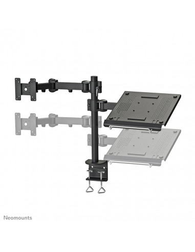 Neomounts FPMA-D960NOTEBOOK Braccio per monitor con supporto per laptop 10-27"