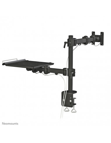 Neomounts FPMA-D960NOTEBOOK Braccio per monitor con supporto per laptop 10-27"