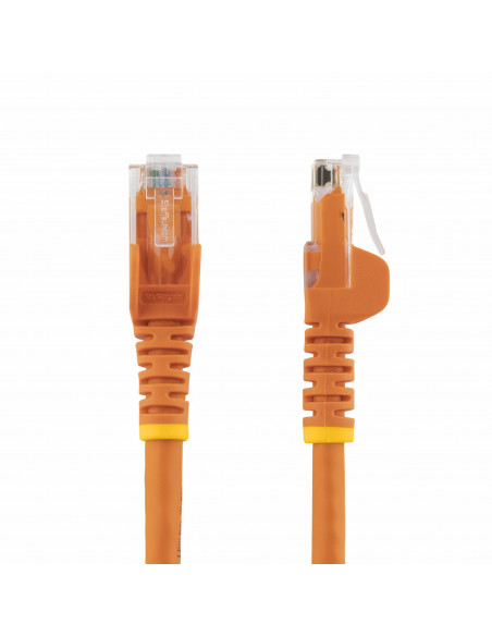 StarTech.com Cavo patch antigroviglio UTP RJ45 Cat6 Gigabit 3 m arancione - Cavo patch 3 m