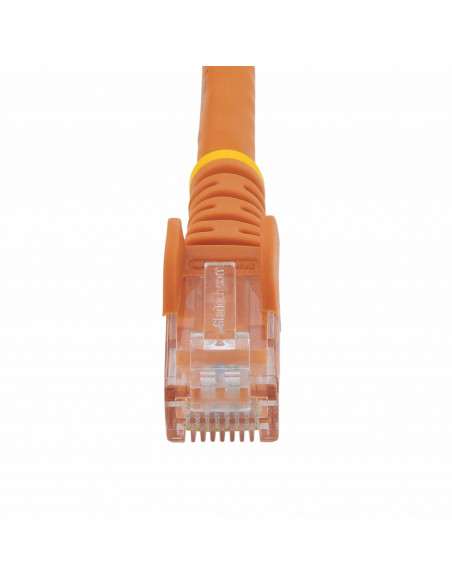 StarTech.com Cavo patch antigroviglio UTP RJ45 Cat6 Gigabit 3 m arancione - Cavo patch 3 m