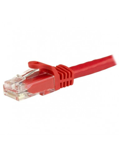 StarTech.com Cavo patch antigroviglio UTP RJ45 Cat6 Gigabit 3 m rosso - Cavo patch 3 m