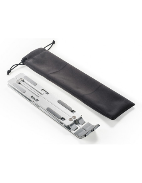 Conceptronic ERGO Foldable Aluminum Laptop Supporto per computer portatile Alluminio 39,6 cm (15.6")