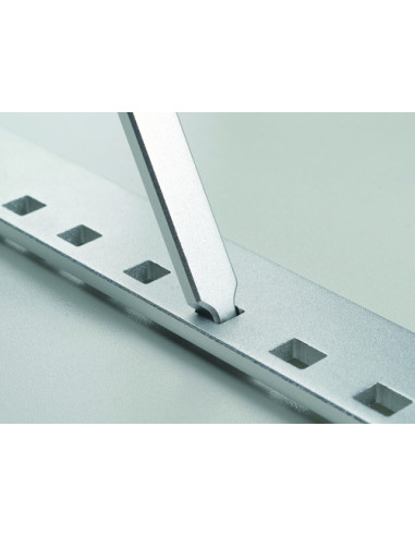 Conceptronic ERGO Foldable Aluminum Laptop Supporto per computer portatile Alluminio 39,6 cm (15.6")