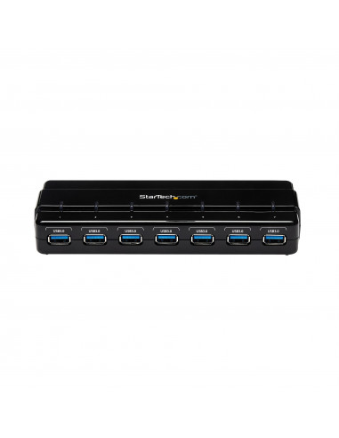 StarTech.com HUB USB 3.0 a 7 porte alimentato - Perno e concentratore USB 3.0 ultra veloce - Nero