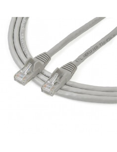 StarTech.com Cavo di rete Cat 6 - Cavo Patch Ethernet Gigabit grigio antigroviglio da 2m 2