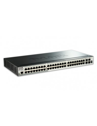 D-Link DGS-1510-52X switch di rete Gestito L3 Gigabit Ethernet (10/100/1000) 1U Nero