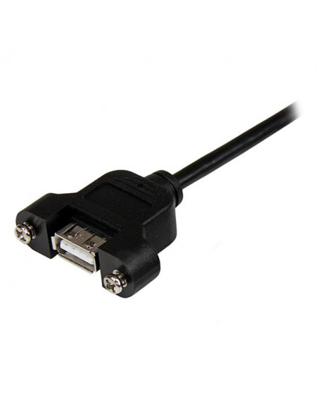 StarTech.com Cavo Prolunga USB 2.0 per montaggio a pannello di Tipo A/A Femmina A / Maschio A - 60 cm