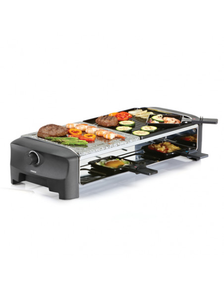 Princess 162820 Raclette 8 Stone & Grill Party