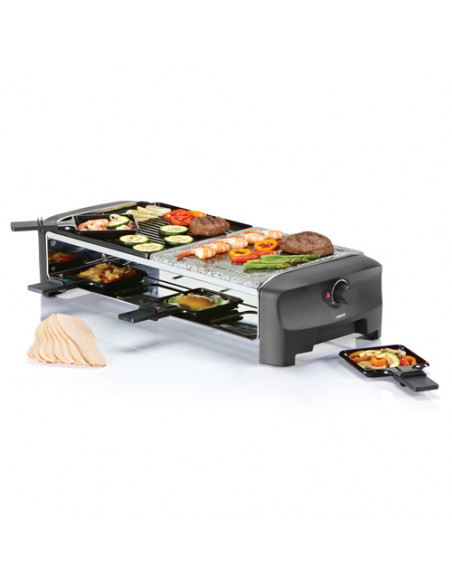Princess 162820 Raclette 8 Stone & Grill Party