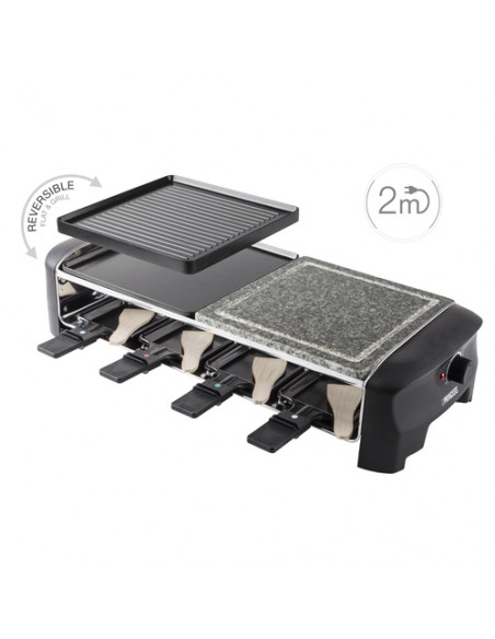 Princess 162820 Raclette 8 Stone & Grill Party