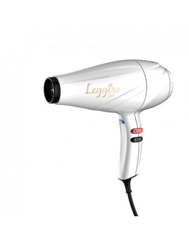 GA.MA Phon Leggero Ion: tecnologia agli ioni, anti crespo, 2400 W, Motore AC a lunga durata Made in Italy, 6 combinazioni di vel