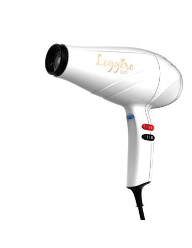 GA.MA Phon Leggero Ion: tecnologia agli ioni, anti crespo, 2400 W, Motore AC a lunga durata Made in Italy, 6 combinazioni di vel