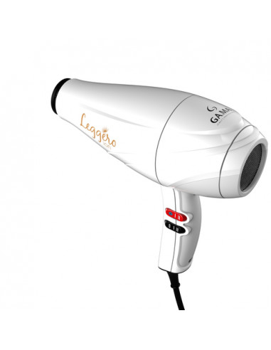 GA.MA Phon Leggero Ion: tecnologia agli ioni, anti crespo, 2400 W, Motore AC a lunga durata Made in Italy, 6 combinazioni di vel