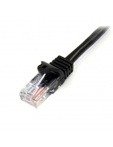 StarTech.com Cavo di rete CAT 5e - Cavo Patch Ethernet RJ45 UTP Nero da 1m antigroviglio