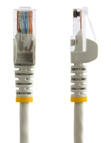 StarTech.com Cavo di rete CAT 5e - Cavo Patch Ethernet RJ45 UTP Grigio da 2m antigroviglio