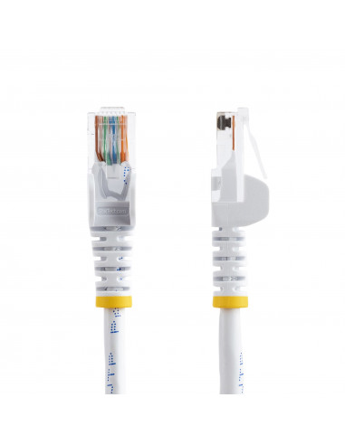 StarTech.com Cavo di rete CAT 5e - Cavo Patch Ethernet RJ45 UTP Bianco da 2m antigroviglio