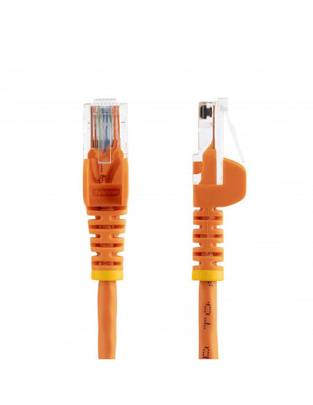 StarTech.com Cavo di rete CAT 5e - Cavo Patch Ethernet RJ45 UTP Arancio da 3m antigroviglio