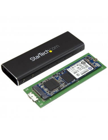 StarTech.com Box Alloggio USB 3.0 esterno per SSD SATA M.2 - Convertitore NGFF di unità SSD con UASP